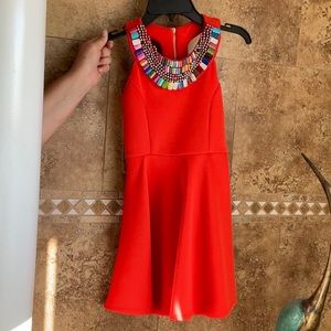 GORGEOUS! GIRL’S DRESS - BEADED NECKLINE- NEVER WORN